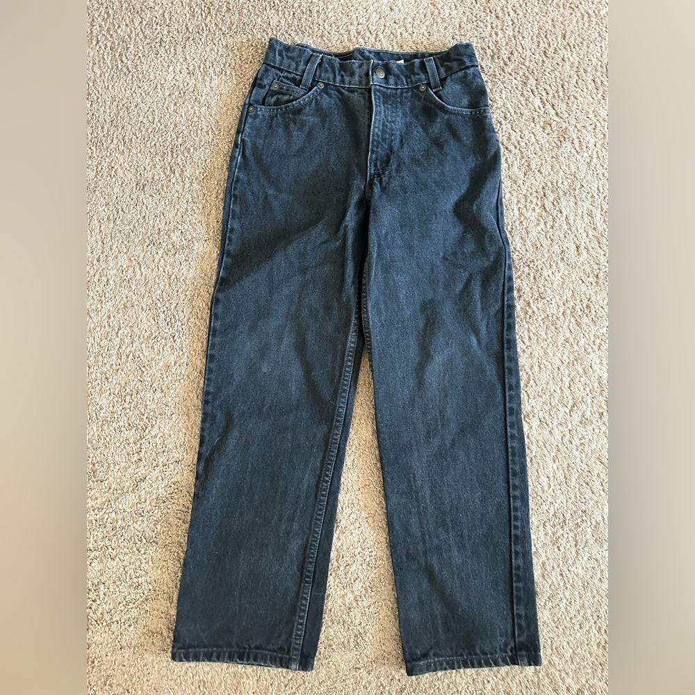 Levi’s jeans 550 relaxed fit size boys 12 black jeans